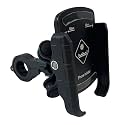 BOBO BM4 PRO Plus Jaw-Grip with PRO Plus Vibration Damper Waterproof Bike/Motorcycle/Scooter Mobile Phone Holder Mount, Ideal for Maps and GPS Navigation (Black)