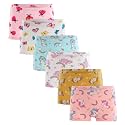 Boboking Girls'Soft Cotton Boyshort Underwear Little Kids Panties