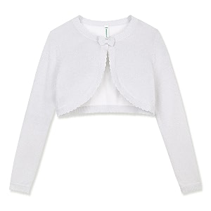 BOBOYOYO Long Sleeve Girls Shrug Knit Girls