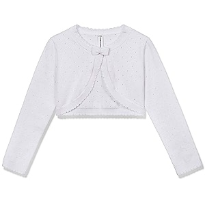 BOBOYOYO Long Sleeve Girls Shrug Knit Girls