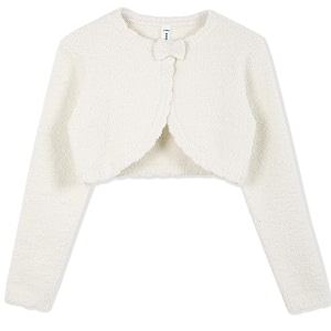 BOBOYOYO Long Sleeve Girls Shrug Knit Girls