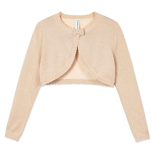 BOBOYOYO Long Sleeve Girls Shrug Knit Girls
