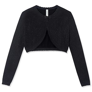 BOBOYOYO Long Sleeve Girls Shrug Knit Girls
