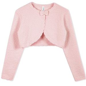 BOBOYOYO Long Sleeve Girls Shrug Knit Girls