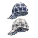 BOCOMAL Welding Cap FR CAT2 Midweight Printed 6 Pannel Welder Caps-2 Pack
