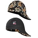 BOCOMAL Welding Cap FR CAT2 Midweight Printed 6 Pannel Welder Caps-2 Pack