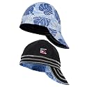 BOCOMAL Welding Cap FR CAT2 Midweight Printed 6 Pannel Welder Caps-2 Pack