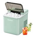 BODEGA 12V Ice Maker for RV, Portable AC/DC Ice Machine, 24 lbs/Day