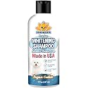 Bodhi Dog Amazing White Shampoo for Dogs - Brightens White &amp; Light Coats - Plant-Based - Made with Natural Ingredients -Safe &amp; Effective for All Breeds - Gentle &amp; Cruelty-Free - Made in USA (8 Fl Oz)