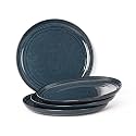Bodhi House Porcelain Dinner Plates Set, 4 Pieces, Sapphire Blue