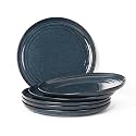 Bodhi House Porcelain Dinner Plates Set, 6 Pieces, Sapphire Blue