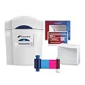 Bodno Magicard Pronto ID Card Printer &amp; Complete Supplies Package ID Software - Bronze Edition