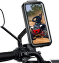 Bodoma Bike Mobile Mirror Holder/stand waterproof Bike Mobile Holder (Black)