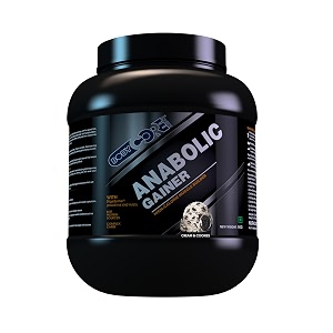 body core science anabolic gainer-1kg cream amp cookies  mass gainer  muscle gainer  weight gainer  bcs anabolic gainer