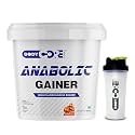Body Core Science Anabolic Gainer Powder-5 Kg (Butterscotch) With Shaker | Mass Gainer | Muscle Gainer | Weight Gainer