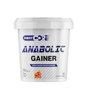 body core science anabolic gainer-1kg butterscotchmass gainer powdermuscle gainerweight gainerpost workoutbcs anabolic gainer 1 count 27 servings