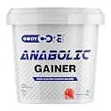 Body Core Science Anabolic Gainer 2000 grams | Weight Gainer | Mass Gainer | Muscle Gainer (Strawberry),Powder, 2 count
