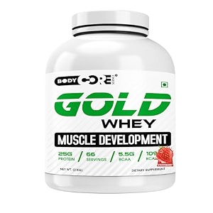 body core science gold whey muscle development-2 kg belgium chocolate po1shaker