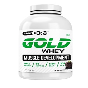 body core science gold whey muscle development-2 kg chocolate fudge po1