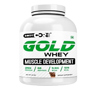 body core science gold whey muscle development-2 kg belgium chocolate po1shaker