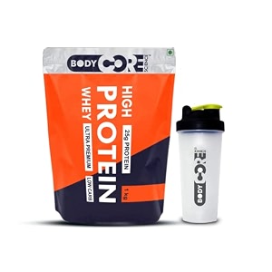 body core science high whey protein ultra premium 1kg creamy amp cookie free shaker  whey proteins  high whey proteins