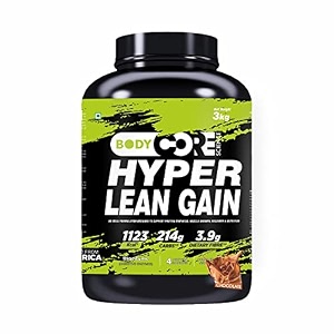 body core science hyper lean gainer- 3 kg  weight gainer  mass gainer  lean gainer butterscotch po1