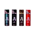 Body Fragrance Spray - Rouge | No Gas Deodorant | Body Spray For Men | Long Lasting Fragrance Spray -200ml (Pack of 4)