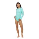 Body Glove Women's Smoothies Sleek Solid Long Sleeve Rashguard with UPF 50+