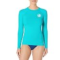 Body Glove Women's Smoothies Sleek Solid Long Sleeve Rashguard with UPF 50+
