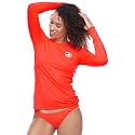 Body Glove Women's Smoothies Sleek Solid Long Sleeve Rashguard with UPF 50+