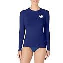 Body Glove Women's Smoothies Sleek Solid Long Sleeve Rashguard with UPF 50+