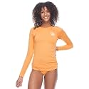 Body Glove Women's Smoothies Sleek Solid Long Sleeve Rashguard with UPF 50+