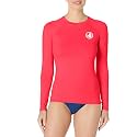 Body Glove Women's Smoothies Sleek Solid Long Sleeve Rashguard with UPF 50+
