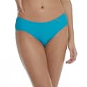 Body Glove Women's Standard Smoothies Hazel Solid Mid Coverage Bikini Bottom Swimsuit