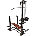 Body Maxx 20 in 1 Multipurpose Weight Training Adjustable Bench, Black 4X2 Pipe frame.