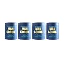 Body Prescriptions Men’s Exfoliating Body Scrub – Ultimate Skin Cleansing Wash in Jar with Twist-Top Lid, For All Skin Types, 21 Ounce (Pack of 4), Tea Tree