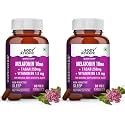 The Body Reserve Melatonin 10mg with Tagar 250mg - 60 Veg Tablets for Natural Sleep Aid, Muscle Recovery, Nerve Relaxation, and Stress Relief - Non-Habit Forming Sleep Aid for Men & Women, Pack of 2