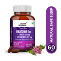 THE BODY RESERVE Melatonin Tablets 5 mg & Tagar for Natural Deep Sleep, Muscle & Nerve Relaxation