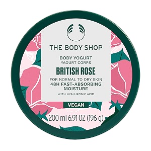 the body shop vegan british rose body yogurt 200 ml