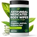 Body Wipes with 1% Tolnaftate for Ringworm, Jock Itch &amp; Athlete's Foot