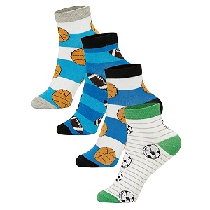 bodycare ankle length cotton blend boys socks pack of 4 soft breathable stretchable casual use comfortable durable stylish