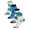 BODYCARE Ankle Length Cotton Blend Boys Socks Pack of 4 Soft Breathable Stretchable Casual Use Comfortable Durable Stylish
