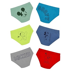 BODYCARE Cotton Mickey Printed Boys Brief Pack