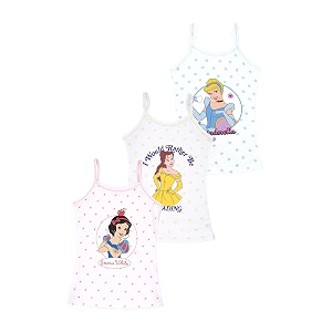BODYCARE Disney Princess Printed Girls Camisole Pack