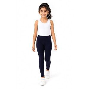 BODYCARE Girls Cotton Stretch Leggings Elastic Waist