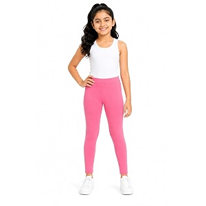BODYCARE Girls Cotton Stretch Leggings Elastic Waist