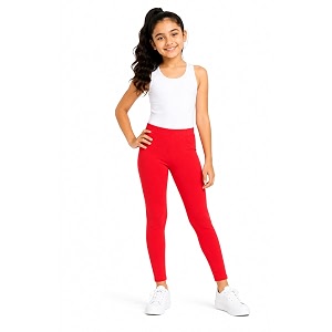 BODYCARE Girls Cotton Stretch Leggings Elastic Waist