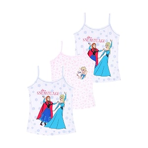 bodycare kids girl39s regular fit vest  100 cotton skin friendly  lightweight  sleeveless design  pack of 3 print
