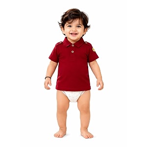 BODYCARE Kids Inafant Boys Half Sleeves Cotton