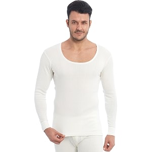 bodycare men39s round neck thermal top  full sleeve winter innerwear  soft cotton rib fabric with silicone wash  warm thermal vest for men